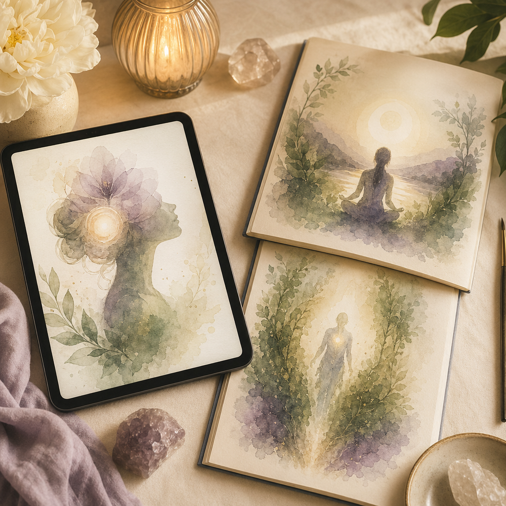 Illustrated ebook guide illustration
