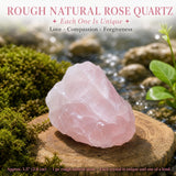 Rauer natürlicher Rosenquarz