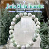 Bracciale Mala in giada con custodia in velluto