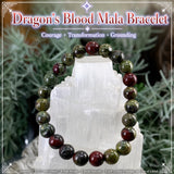 Bracelet Mala Dragon's Blood avec pochette en velours