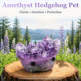 50% OFF SALE -Crystal Amethyst Hedgehog Pet-Limited Time Offer