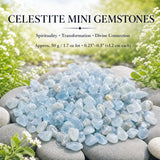 Celestite Mini Değerli Taşlar (50 Gram / 1.7oz Lot)