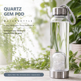 Quarz-Edelstein-Pod-Wasserflasche 💧