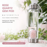 Rose Quartz Gem Pod Vattenflaska 💧
