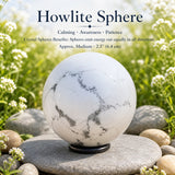 Howlite Sphere - Medium