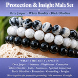 Skydd & Insikt 3-PC Crystal Mala armbandsset