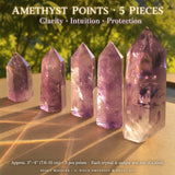 Ensemble 11 pièces Améthyste et Ange