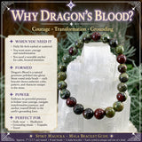 Bracelet Mala Dragon's Blood avec pochette en velours