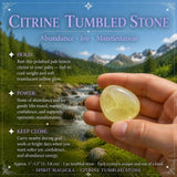 Citrin tumlad sten