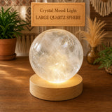 Crystal Mood Light (Quartz Sphere-Large)