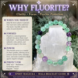 Clarity & Calm 3-PC Crystal Mala Bracelet Set