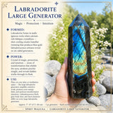 Generador grande de labradorita