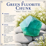 Grønn fluorittklump