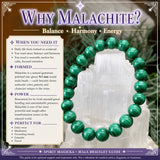Malachite Mala Bracelet
