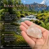 Pietra di sale naturale grezza
