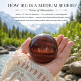 Red Tiger's Eye Sphere - Medium