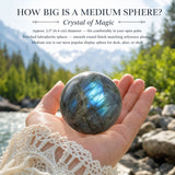 Labradorite Sphere - Medium