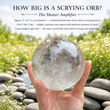Crystal Quartz Scrying Orb - Sphere