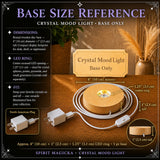 Yalnızca Crystal Mood Işık Tabanı