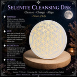 Δίσκος καθαρισμού Selenite Flower Of Life
