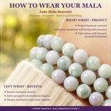 Bracciale Mala in giada con custodia in velluto