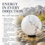 Howlite Sphere - Medium