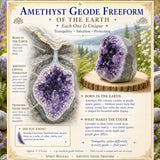 Amethist Geode vrije vorm