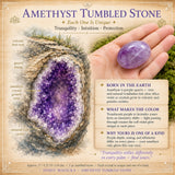 Ametist tumlad sten