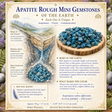 Apatiet ruwe mini-edelstenen (partij van 50 gram / 1,7 oz)