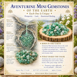 Mini pierres précieuses d'aventurine (lot de 50 grammes / 1,7 oz)