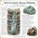 Miniesfera de aventurina