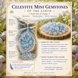 Celestite Mini Değerli Taşlar (50 Gram / 1.7oz Lot)