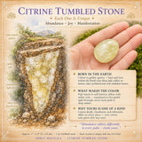 Citrin tumlad sten