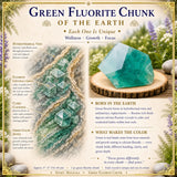 Grønn fluorittklump