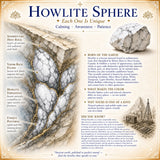 Howlite Sphere - Medium