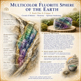 Esfera de Fluorita Multicolor