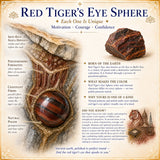 Red Tiger's Eye Sphere - Medium