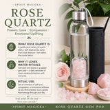 Rose Quartz Gem Pod Vattenflaska 💧