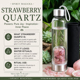Strawberry Quartz Gem Pod Vattenflaska 💧