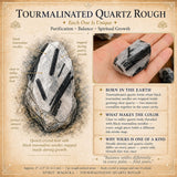 Tourmalinated Quartz Rough