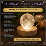 Yalnızca Crystal Mood Işık Tabanı