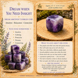 Dream Amethyst Tumbled Cube