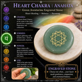 LOWEST PRICE - SALE GIFT IDEAS!-SAVE 70% TODAY - 7-Chakra Engraved Crystal Stone Set