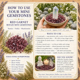 Red Garnet Rough Mini Gemstones (50 γραμμάρια / 1,7 ουγκιές παρτίδα)