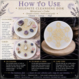 Čistilni disk Selenite Metatron's Cube