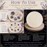 Δίσκος καθαρισμού Selenite Flower Of Life