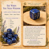 Lapis Lazuli Tumbled Cube