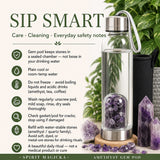 Amethyst Gem Pod Water Bottle 💧