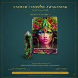 🌙 Sacred Feminine Awakening Oracle Deck, 13 Crystal Altar Set & Course