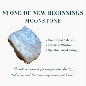 Moonstone & Silver Lunar Ring